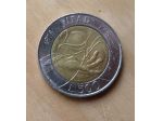 500 LIRE DEL 1978/1998 REPUBBLICA ITALIANA 20° IFAD - CON DIFETTO DI CONIO -