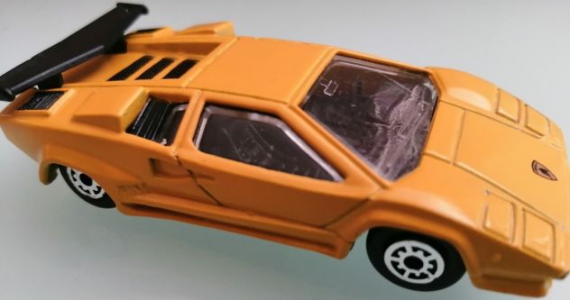 Microcar Maisto modello Lamborghini Countach Gialla 1-64 USATO VINTAGE - Foto 5