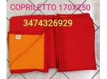 COPRILETTO 170x250 pari al nuovo 2 Pezzi