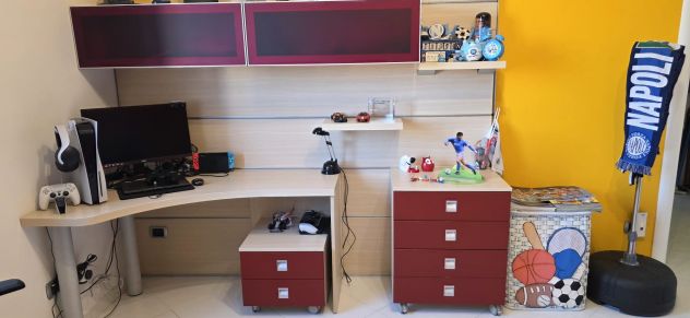 libreria e piano studio marca Spagnol