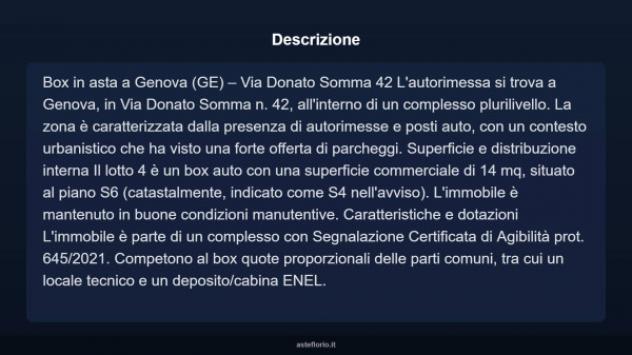 Immobile in asta di 14 m² in vendita a Genova - Foto 3