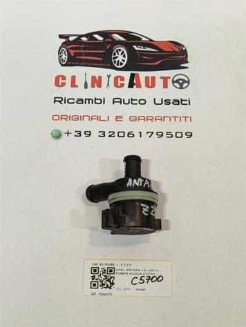 POMPA ACQUA OPEL Antara Serie 95165365 diesel 2231 (0615) - Foto 2