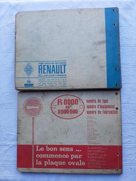 RENAULT 2 MANUALI RIPARAZIONI ORIGINALI