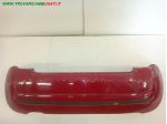 PARAURTI POST. ROSSO TRASPARENTE STACCATO, MOD. PLASTICA 999-U1311075 Carro …