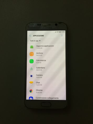 Samsung S6 Bianco - Foto 2