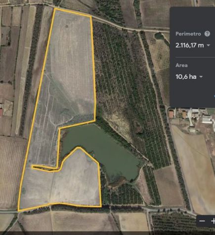 SANTADI (SU) Località CRABI' TERRENO IRRIGUO con LAGO Mq 106.000 1,50 €/m² tratt - Foto 3