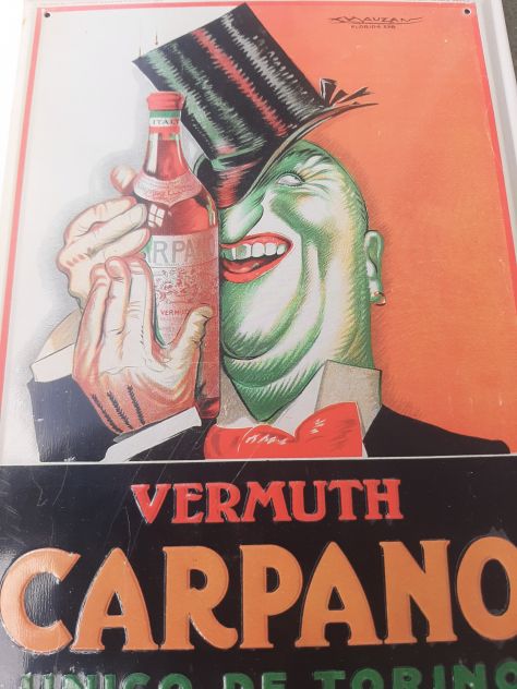 INSEGNA VERMOTH CARPANO TARGA IN RILIEVO - Foto 5