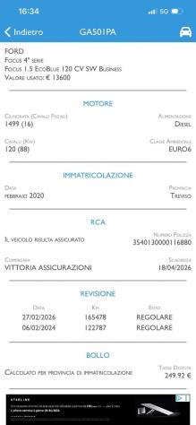 Ford Focus 1.5 EcoBlue 120 CV SW Business - Foto 10