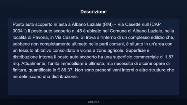 Immobile in asta di 1 m² in vendita a Albano Laziale - Foto 4