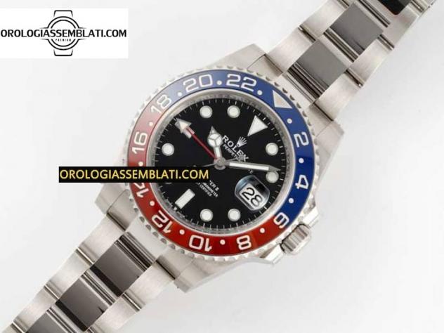 Rolex Replica GMT-MASTER II 126710 CERAMICA BLU/ROSSA MIGLIOR EDIZIONE SUL BRACCIALE OYSTER 3285 - Foto 2