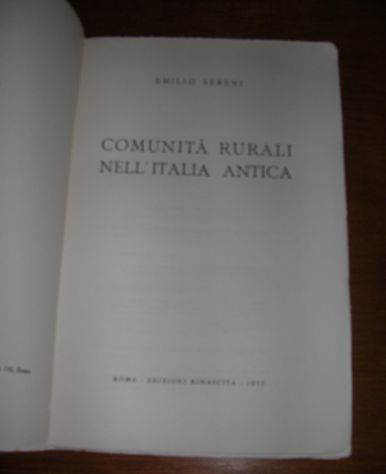 COMUNITà RURALI NELL’ITALIA ANTICA - Foto 3