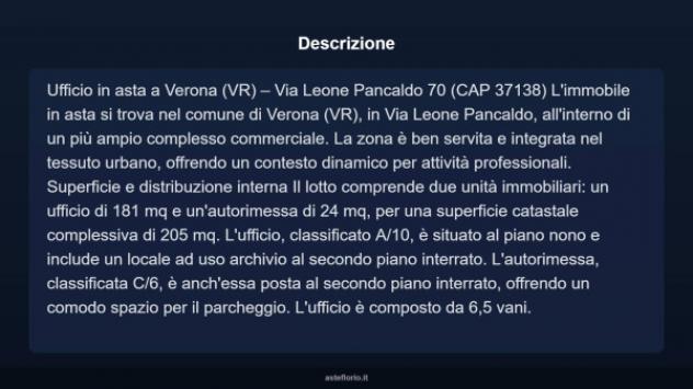 Immobile in asta di 205 m² in vendita a Verona - Foto 3