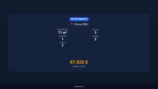 Immobile in asta di 71 m², box auto in vendita a Roma - Foto 15