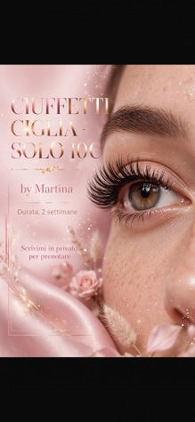 ciuffetti ciglia a 10€ Tel:3516109042