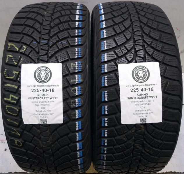 2 GOMME 225 40 18 KUMHO A63916
