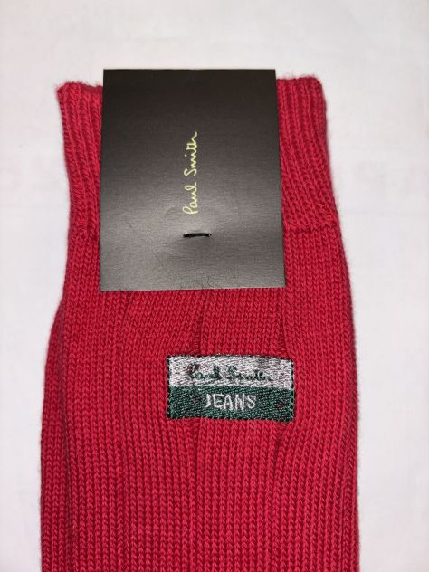 CALZE NUOVE DA UOMO IN COTONE FIRMATE ORIGINALI PAUL SMITH,MADE IN ITALY - Foto 4