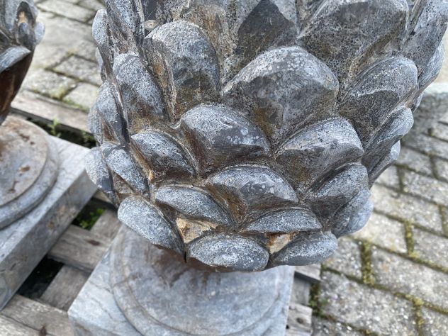 Pigna capitello in vera pietra - Foto 5