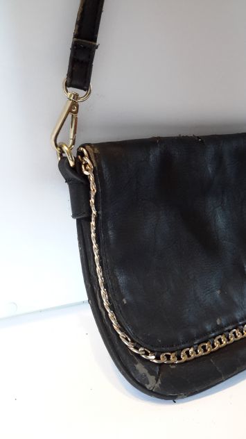 Borsa nera in ecopelle - Foto 6