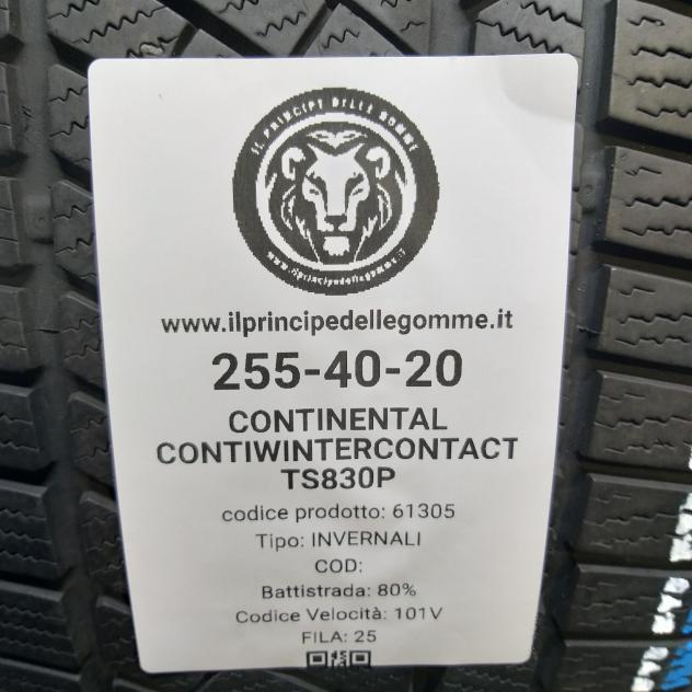 2 GOMME 255 40 20 CONTINENTAL A61305 - Foto 2