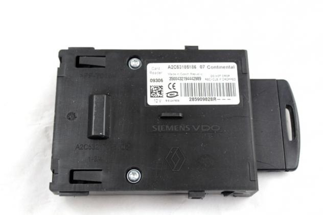 285909828R KIT BLOCCHETTI ACCENSIONE APERTURA CON CHIAVE A SCHEDA RENAULT MEGANE 3 1.5 D 81KW 6M 5P (2010) RICAMBIO USATO - Foto 2