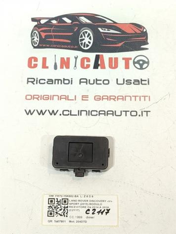 MODULO RICEVITORE TELECOMANDO LAND ROVER Discovery Sport (L550) FK72-15K602-BA 204DTD diesel 1999 (1418) - Foto 3