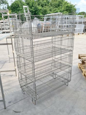 cesta espositiva in filo usata - Foto 2