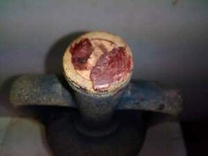 Vecchia bottiglia di liquore ad anfora in vetro anticato - piena - Foto 3