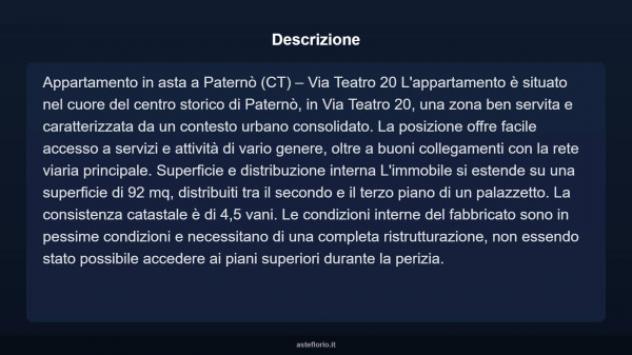 Immobile in asta di 92 m² in vendita a Paternò - Foto 5