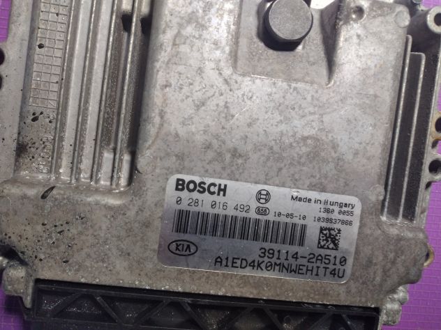 Centralina Motore Iniezione ECU BOSCH 0281016492 KIA CEED 1.6 CRDI VGT 39114-2A5 - Foto 6