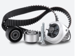 Kit distribuzione completo Ford Focus II + pompa acqua + cinghia poly-v