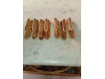 Set 11 maniglie in ottone massiccio nuove