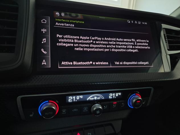 Audi A1 SPORTBACK 30 1.0 TFSI ADVANCED S-TRONIC AUTO UFFICIALE AUDI 1 PROPRIETARIO - Foto 3