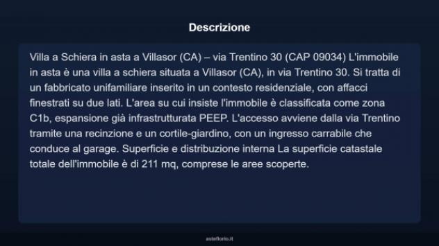 Immobile in asta di 211 m², box auto in vendita a Villasor - Foto 5