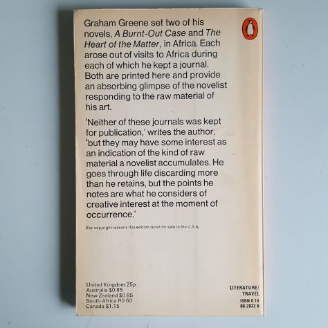 In search of a character: Two African Journals - Graham Greene - Penguin Books - Foto 3