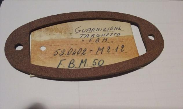 Guarnizione Targhetta ovale coperchio FBM 50 M 2-12
