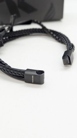 Bracciale uomo Travis Kane Cross nero con croce - Foto 2