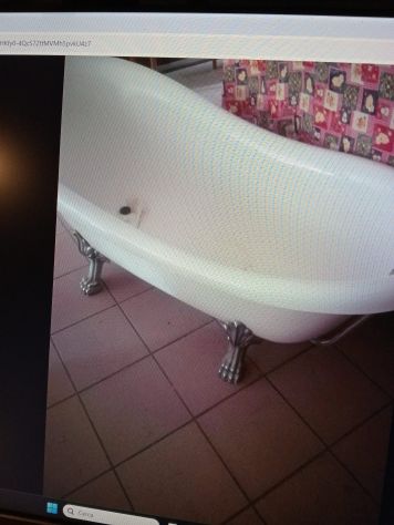 Vasca da bagno stile classico decò in ghisa - Foto 4