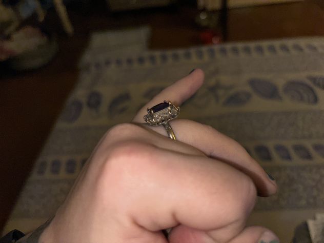 ANELLO IN OTTIME CONDIZIONI,MISURA REGOLABILE,BIGIOTTERIA,DA DONNA,IN METALLO E - Foto 9