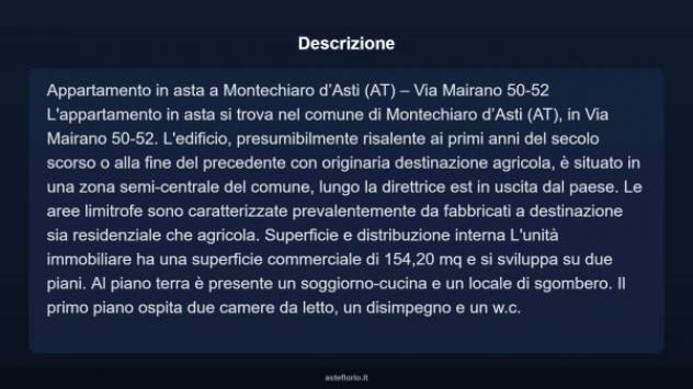 Immobile in asta di 142 m² in vendita a Montechiaro d'Asti - Foto 4
