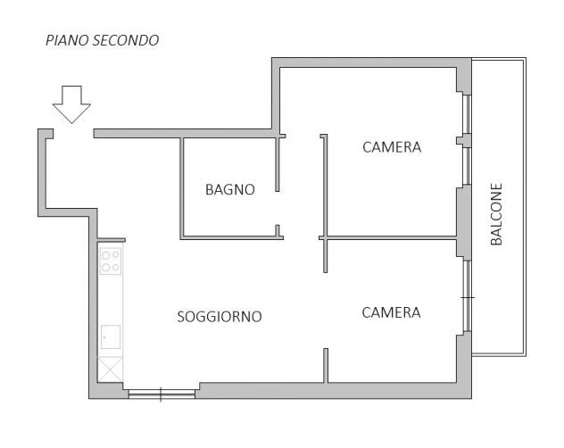 TRILOCALE IN AFFITTO ARREDATO - Foto 20