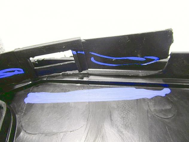 CARENA PEDANA KYMCO PEOPLE S 50 4T 2005 - 2006 64310-LCD3-E00-N1R FOOTREST FAIRING ATTACCO DANNEGGIATO - Foto 3
