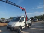 Iveco Daily 35c12 cassone con gru 4 sfili idraulici