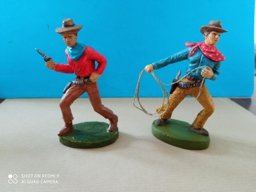 Soldatini cowboy in gesso - Foto 2