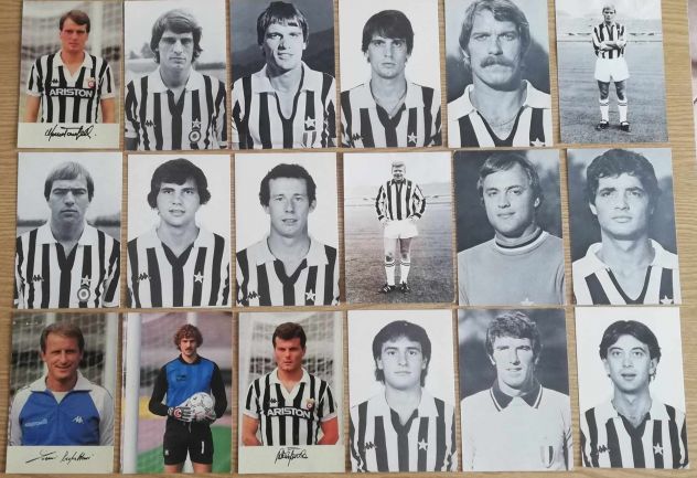 Foto cartolina (postcard) formazione Juventus 1980/81 - Foto 6