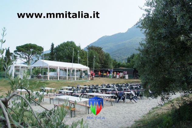 Gazebo da Giardino in Offerta  3 x 6 x 2,6 mt. a Varese telo pvc Ignifugo 550 - Foto 8