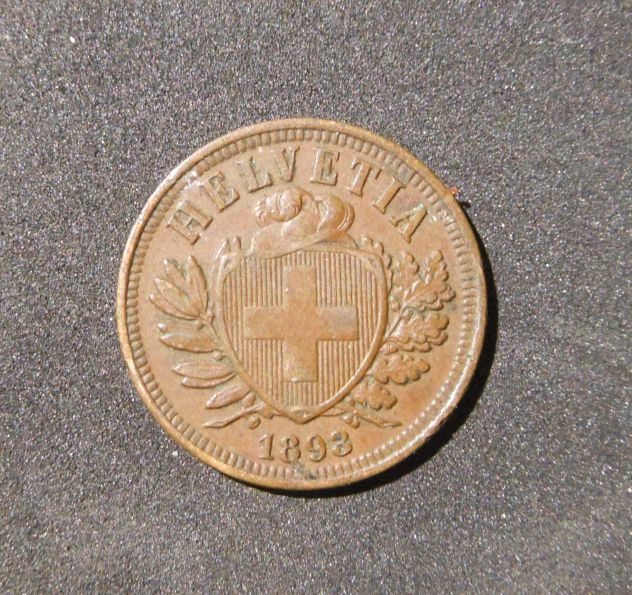 Helvetia, 2 Rappen 1893. - Foto 6