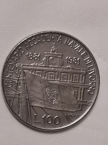 MONETA DA ( 100 LIRE ACCADEMIA NAVALE ) - Foto 3