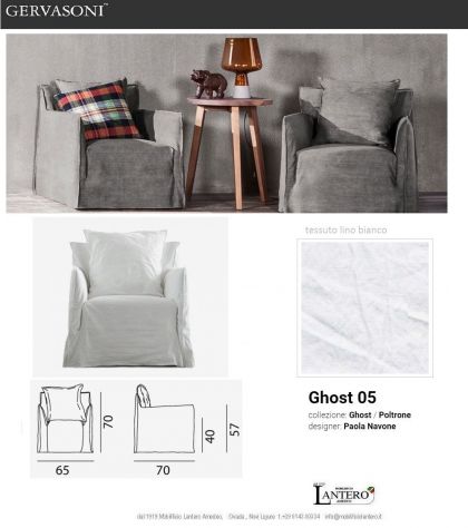 Gervasoni, divano e poltrone GHOST,  design P.Navone, tappeti kilim - Foto 3