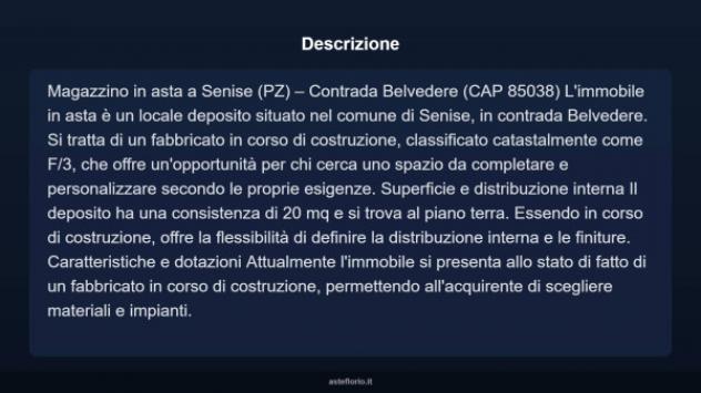 Immobile in asta di 20 m² in vendita a Senise - Foto 10