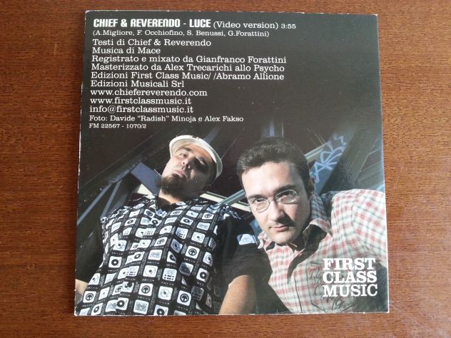 1 CD COME NUOVO,QUASI INTROVABILE,FUNZIONANTE,ORIGINALE,COMPLETO:CHIEF E REVEREN - Foto 3